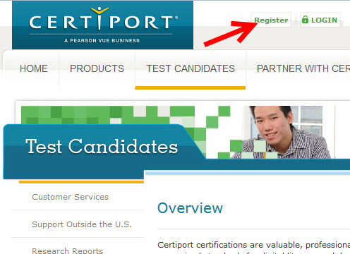 Certiport Website