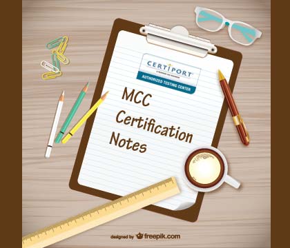 MOS Certification Notes